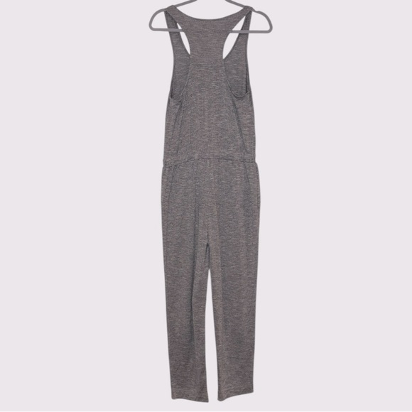 Lou & Grey Loft Racerback Tank Knit Jumpsuit Size Small Heather Grey - Picture 7 of 13